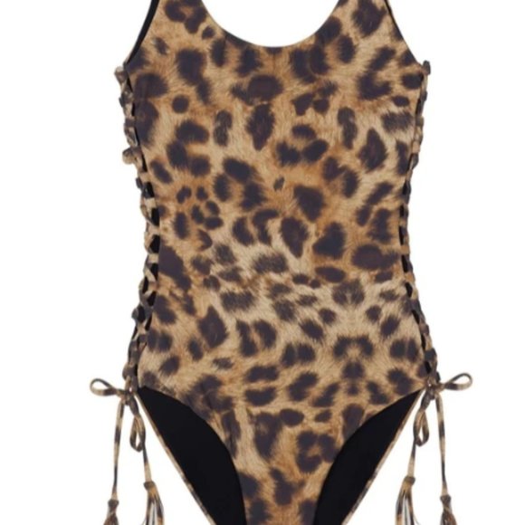 NWT PILYQ GIRLS JUNGLE SIZE 4 6 8 ONE PIECE - Picture 2 of 2